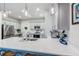 Modern kitchen featuring white shaker cabinets and a spacious island at 2920 Oak Park Way # Apt A, Orlando, FL 32822