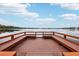 Tranquil lakefront dock with seating, perfect for relaxing and enjoying water views at 2920 Oak Park Way # Apt A, Orlando, FL 32822