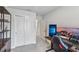 Home office with a computer setup and built-in shelving at 2920 Oak Park Way # Apt A, Orlando, FL 32822