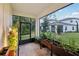 Bright and airy screened patio with garden boxes at 2920 Oak Park Way # Apt A, Orlando, FL 32822