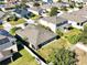 Aerial view showing house, backyard, and surrounding homes at 1936 Marabou Dr, Davenport, FL 33896