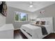 Mickey Mouse themed bedroom with a comfortable king-size bed and window view at 2912 Sunset Lakes Blvd, Kissimmee, FL 34747