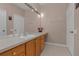 Double vanity bathroom with a shower at 3190 Dante Dr # 304, Orlando, FL 32835