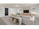 Multi-purpose bonus room with sectional sofa and built-in shelving at 6018 Forest Perch Dr, St Cloud, FL 34771