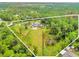Aerial view showing the large lot size of this unique property at 14502 Scotch Pine Ct, Orlando, FL 32832