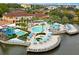 Resort-style pool and community area with lake access at 2604 Roadster Ln, Kissimmee, FL 34746