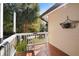 Private deck overlooking backyard and trees at 300 Spring Run Cir, Longwood, FL 32779