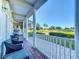 Relaxing porch overlooking a scenic golf course at 7405 Excitement Dr, Kissimmee, FL 34747