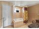 Bathroom with a jetted tub, shower, and updated tile at 502 W Lester Rd, Apopka, FL 32712