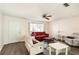 Living room with two sofas, coffee table, and hardwood floors at 6524 Sw 108Th Pl, Ocala, FL 34476