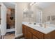 Bathroom with double vanity and shower/tub combo at 1813 Sugar Cove Ct, Ocoee, FL 34761