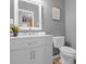 Clean bathroom with white vanity and modern fixtures at 1813 Sugar Cove Ct, Ocoee, FL 34761