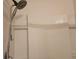 Shower stall with tiled walls and a handheld shower head at 1884 Hickory Bluff Rd, Kissimmee, FL 34744