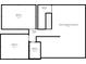 Floor plan showing two bedrooms, one bathroom, and a large living area at 3260 Se 32Nd Ct, Ocala, FL 34471