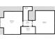 Floor plan displaying two bedrooms, two bathrooms, and a large kitchen at 3260 Se 32Nd Ct, Ocala, FL 34471