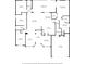 This is a 4 bedroom, 3 bathroom floor plan with a 2 car garage at 1965 Fairway Loop, Kissimmee, FL 34746