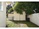 Detached garage with double doors in backyard at 2584 Sanford Ave, Sanford, FL 32773