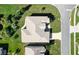 Top-down view of a house and its surroundings at 27000 Nature View St, Leesburg, FL 34748
