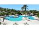Relaxing resort-style pool with lounge chairs and palm trees at 27000 Nature View St, Leesburg, FL 34748