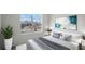 Guest bedroom with a bed, large window and plant at 3122 Tobago Dr, Haines City, FL 33844