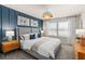 Spacious main bedroom with a plush bed and stylish nightstands at 3145 Emerald Acres Ln, Sanford, FL 32771