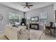 Comfortable living room with beige sofa and plenty of natural light at 4685 Anson Ln, Orlando, FL 32814