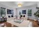 Spacious living room with hardwood floors, neutral decor, and large windows at 4685 Anson Ln, Orlando, FL 32814