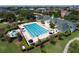 Community pool with lounge chairs and a separate kiddie pool at 4685 Anson Ln, Orlando, FL 32814