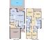 Two-story floor plan; features 4 bedrooms, pool, 2-car garage, loft, and more at 7212 Oakmoss Loop, Davenport, FL 33837