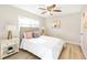 Bright bedroom with ceiling fan and neutral color palette at 2827 Euston Rd, Winter Park, FL 32789