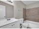 Bathroom with shower/tub combo and white vanity at 3983 Crayrich Cir # C4, Orlando, FL 32839