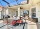 Spacious patio with dining furniture and a view of the house at 611 Tuscan Hills Blvd, Davenport, FL 33897