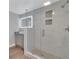 Updated bathroom featuring a large shower and modern vanity at 7023 Talbot Dr, Orlando, FL 32819