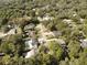 Aerial view showing home's location in a quiet neighborhood at 810 E Yorkshire Dr, Deland, FL 32724