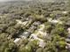 Wide aerial view of the property and surrounding houses at 810 E Yorkshire Dr, Deland, FL 32724