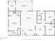 Floor plan showing a 2 bedroom, 2 bath home at 165 Moss Dr, Debary, FL 32713
