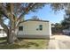 Front view of a white mobile home at 165 Moss Dr, Debary, FL 32713