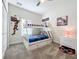 Bunk beds, closet, and Marvel-themed decor at 1264 Challenge Dr, Davenport, FL 33896