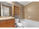 Full bathroom with shower/tub combo and vanity at 7321 Brightland St, Windermere, FL 34786