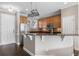 Modern kitchen with stainless steel appliances and granite countertops at 7321 Brightland St, Windermere, FL 34786