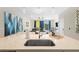 Modern kitchen with a large island and open layout at 856 Driving Range Ct, Reunion, FL 34747