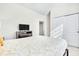 Bedroom with a full bed and TV at 8921 Sydney Ave, Kissimmee, FL 34747