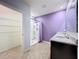 Bathroom with double vanity and a walk-in shower at 3290 Logan Berry Dr, Mount Dora, FL 32757