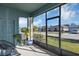 Screened porch overlooking the backyard and neighborhood at 4700 Nathan Hale Blvd, St Cloud, FL 34769