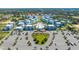 Aerial view of a community with modern buildings and parking at 7740 Sandy Ridge Dr # 9-236, Kissimmee, FL 34747