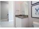Clean bathroom with vanity and toilet at 7740 Sandy Ridge Dr # 9-236, Kissimmee, FL 34747