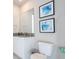 Simple bathroom with toilet and vanity at 7740 Sandy Ridge Dr # 9-236, Kissimmee, FL 34747