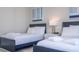 Bedroom with two twin-size beds and nightstand at 7740 Sandy Ridge Dr # 9-236, Kissimmee, FL 34747