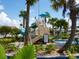 Community water park with slides and a sandy bottom at 8979 Azalea Sands Ln, Davenport, FL 33896