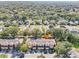 Aerial view showing location of townhouses within a larger community at 2020 Retreat View Cir, Sanford, FL 32771